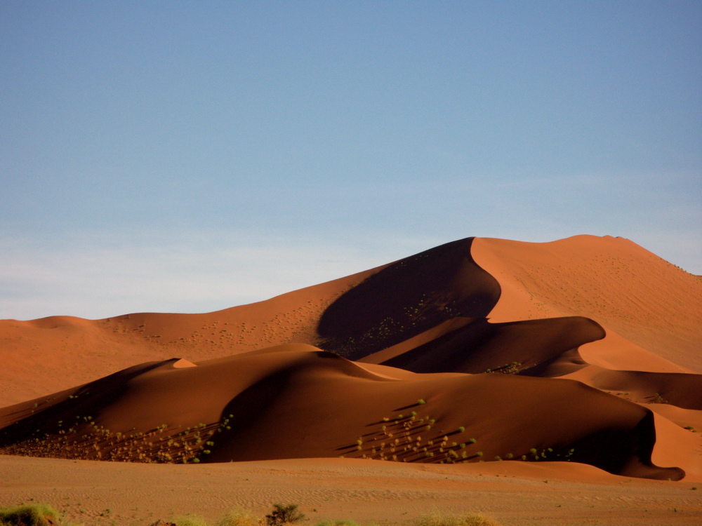 beautiful sand dunes in Namibia