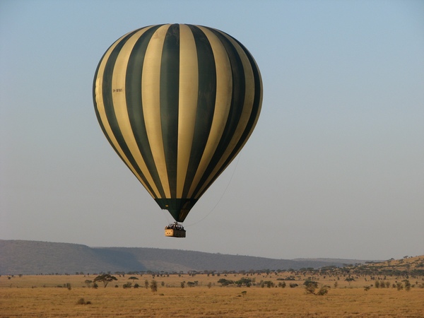 Balloon Over the Serengeti