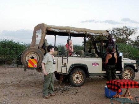 Sundowners in Kenya