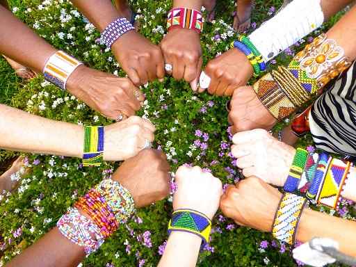 hands across the Serengeti