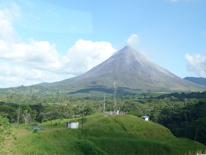 Turrialba Volcano in Costa Rica
